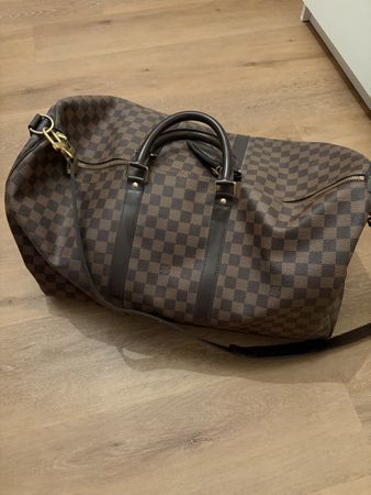 Louis Vuitton Keepall Bandoulière 55 Damier Ebene