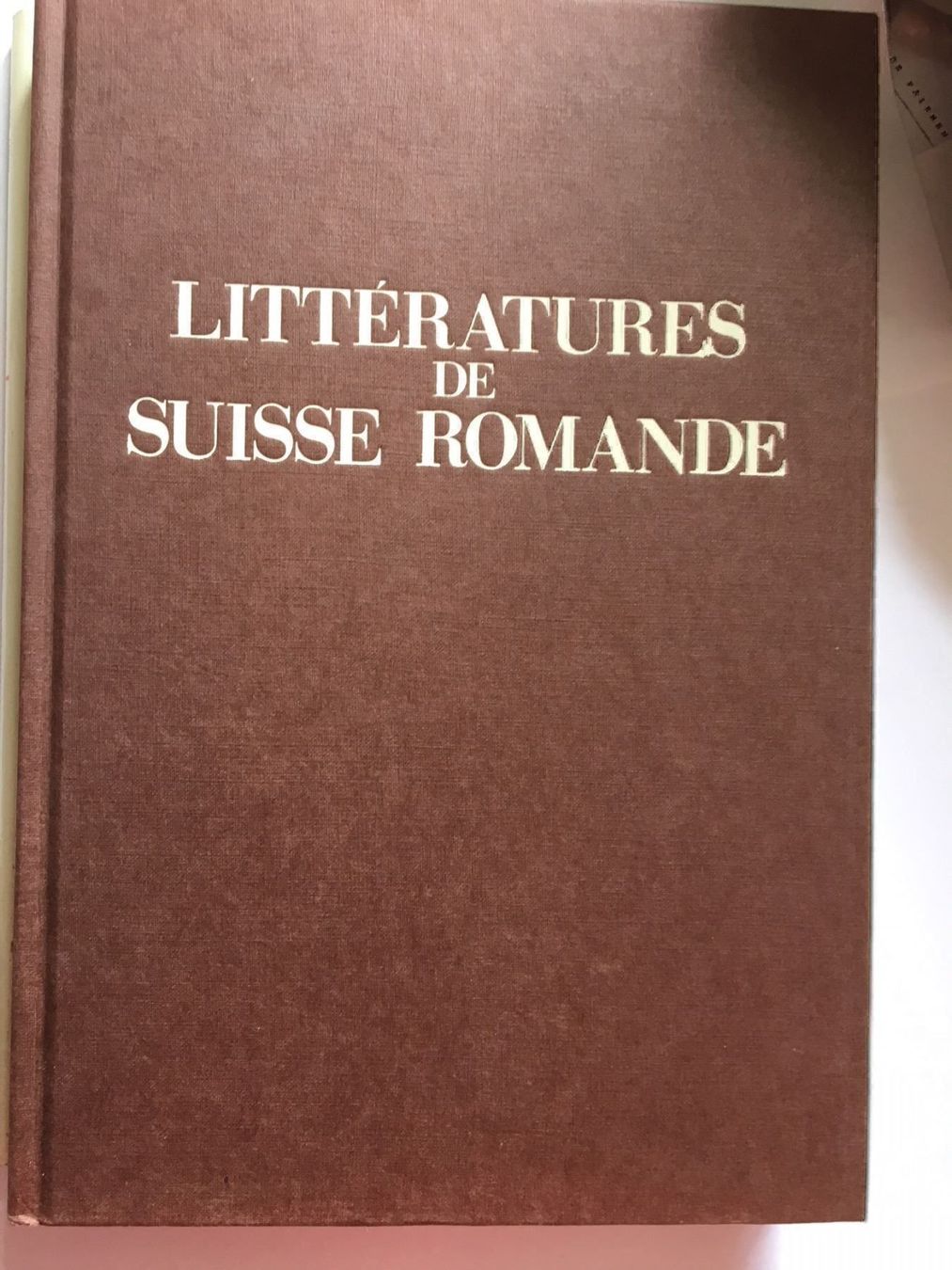 Libri: Litteratures de Suisse Romande – Nuovo (secondo la descrizione) da Genève venduto da marygeneva 1