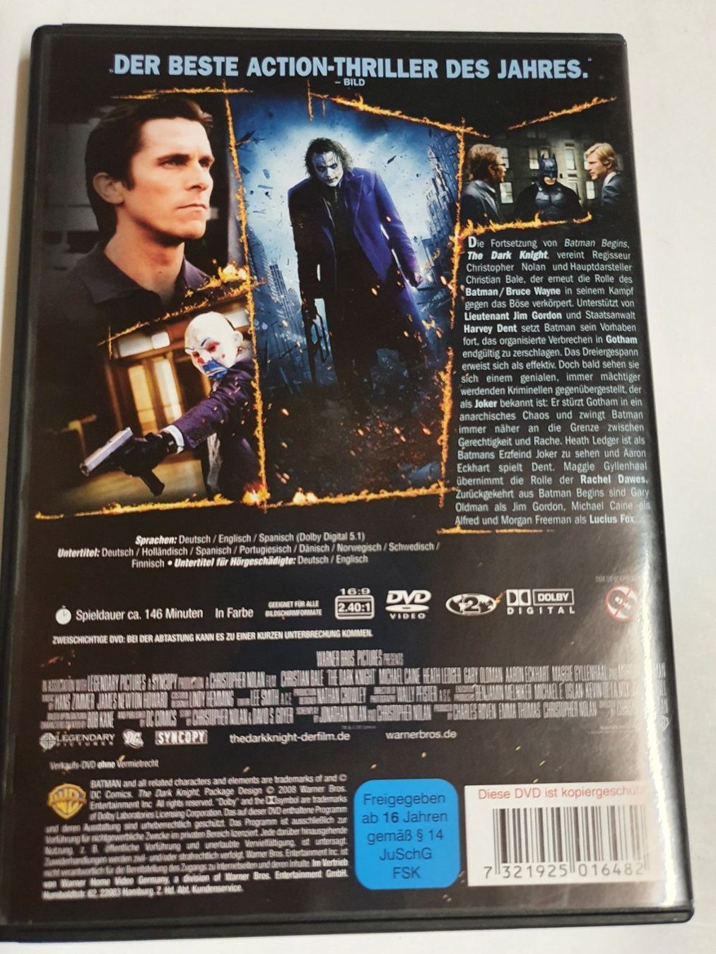Tutti i DVDs: Batman - the dark Knight DVD – Usato da Oberdorf BL venduto da BaldenEagle 3
