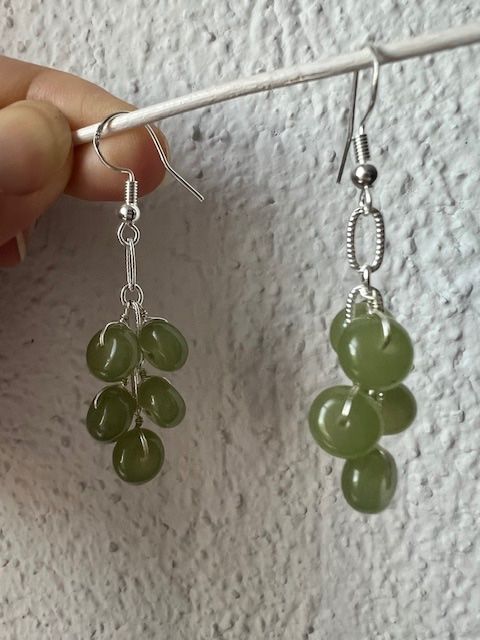 Orecchini pendenti & Orecchini a lobo: Sehr schöne Jade Ohrringe - 925 Silbe – Nuovo (secondo la descrizione) da Neerach venduto da romiping 3