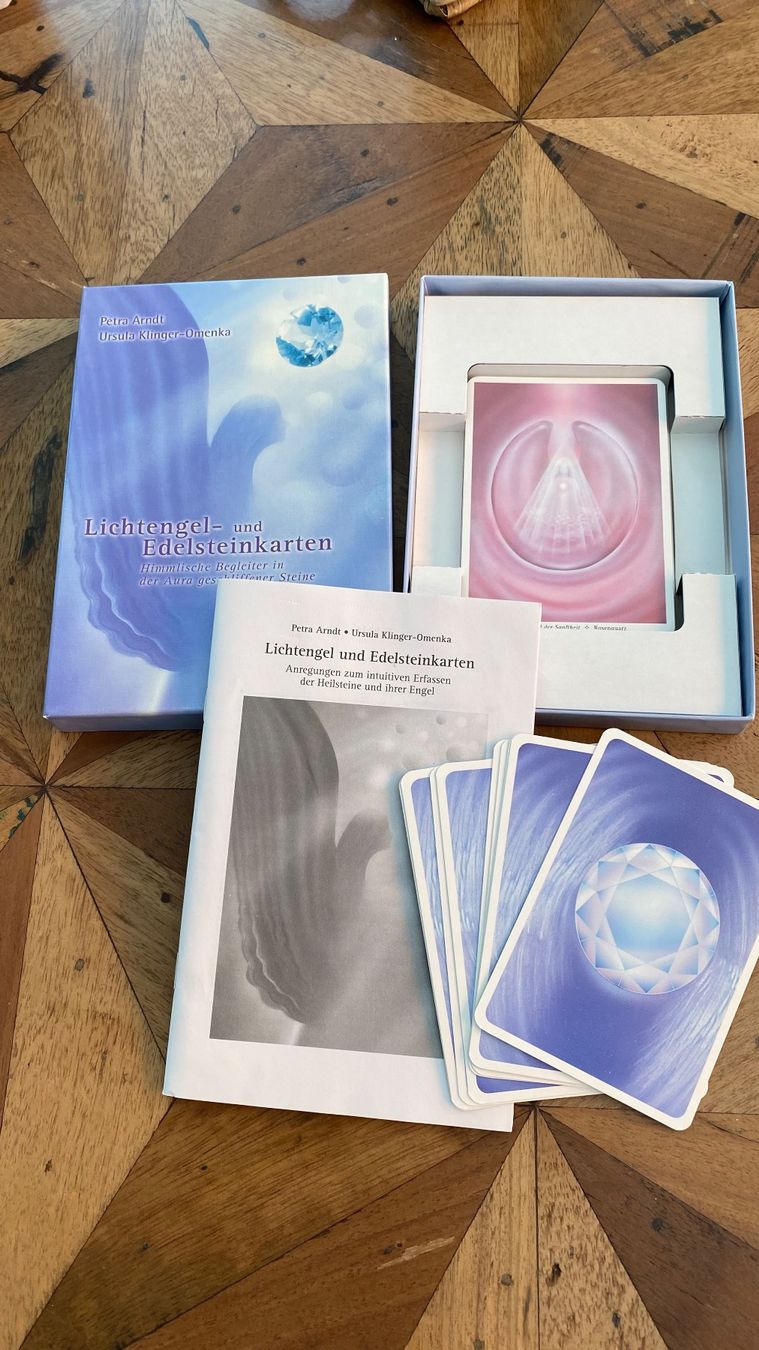 Libri: Lichtengel und Edelsteinkarten Set mit Buch – Usato da Stadel b. Niederglatt venduto da sandart 1