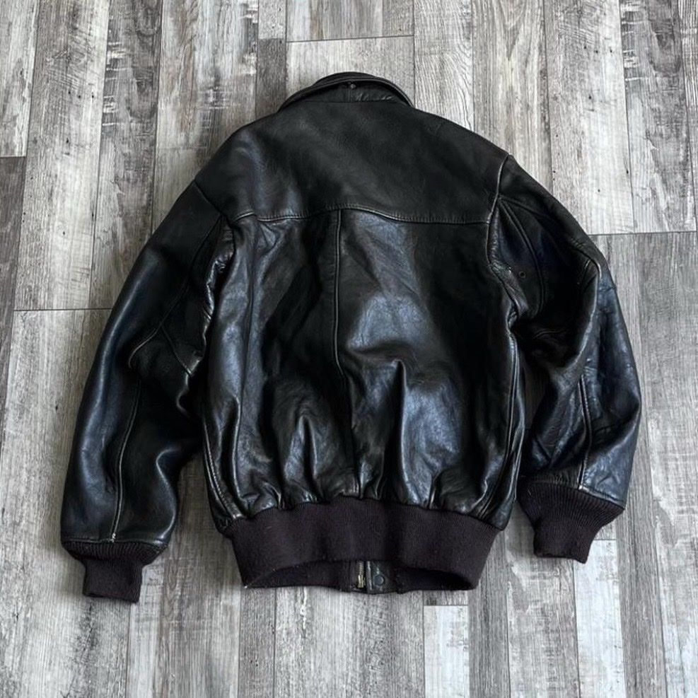 Jacken: Vintage Bomber Lederjacke – Gebraucht aus Zürich von anrich99 1