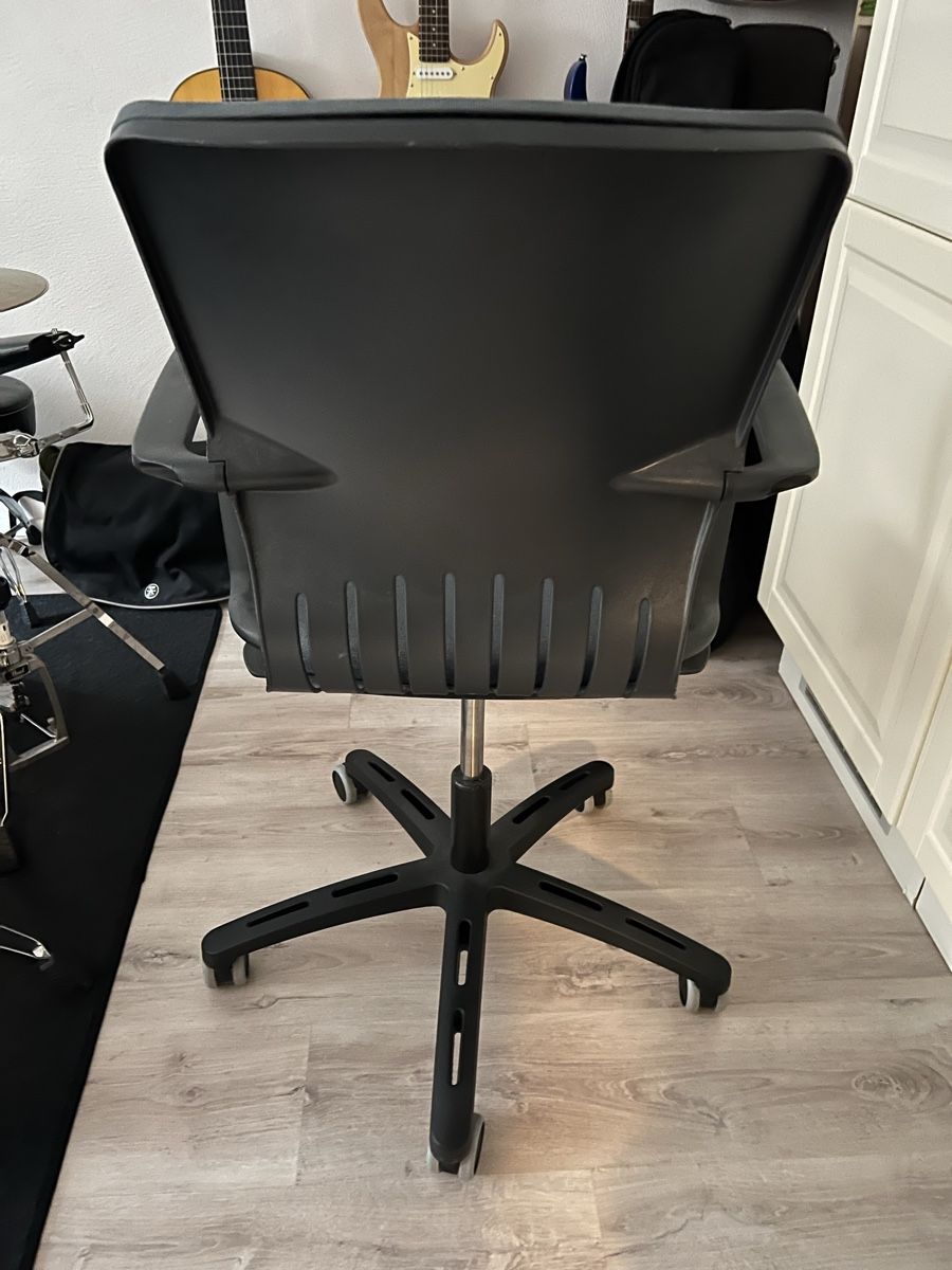 Ikea Sedie: Comfortable grey office chair/bequemer grauer Bürostuhl – Nuovo (secondo la descrizione) da Schenkon venduto da NCB77 3