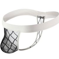 NEUER Erotik Herren String schwarz-weiss Gr. M - 223142