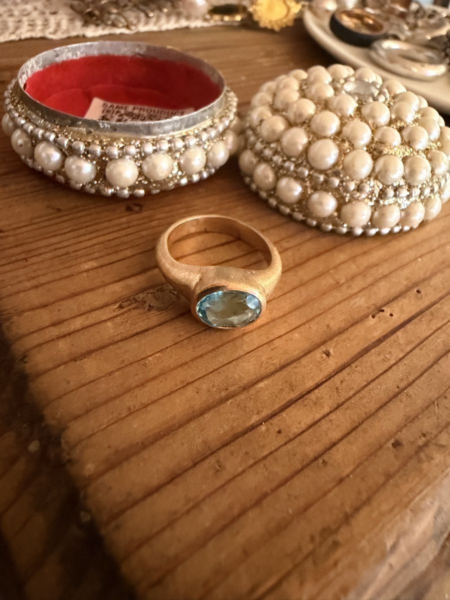 Anelli: Aquamarinring – Nuovo e nell'imballaggio originale da Donat venduto da troja007