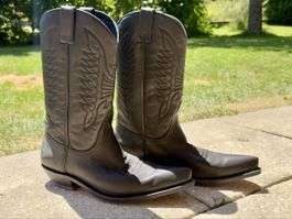 Sancho Westernstiefel schwarz Gr. 44/45 – neuwertig
