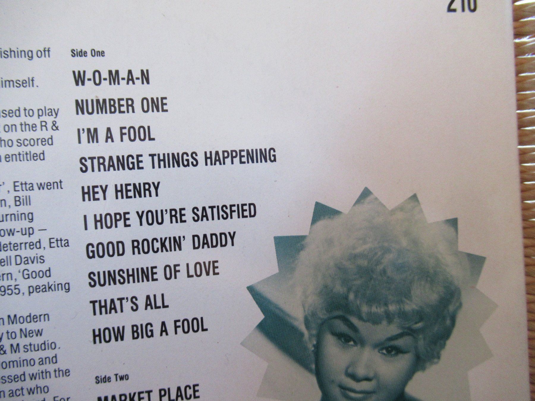 Dischi in vinile: ETTA JAMES – Usato da Grône venduto da Mire01 1
