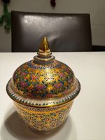 Handbemalte Thai Schale mit Deckel