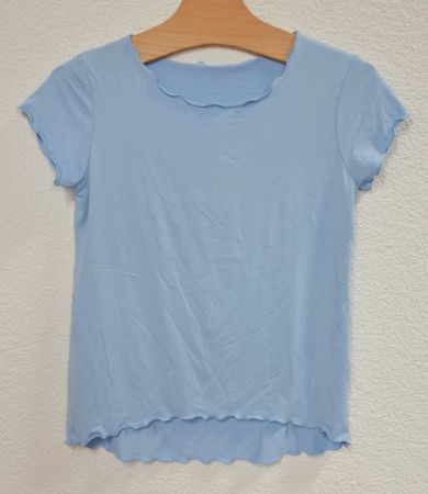 hellblaues T-Shirt, made in Italy, Grösse XS