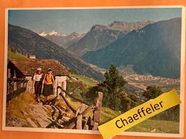Bei Ausserberg mit Höhenweg Hohtenn-Laiden