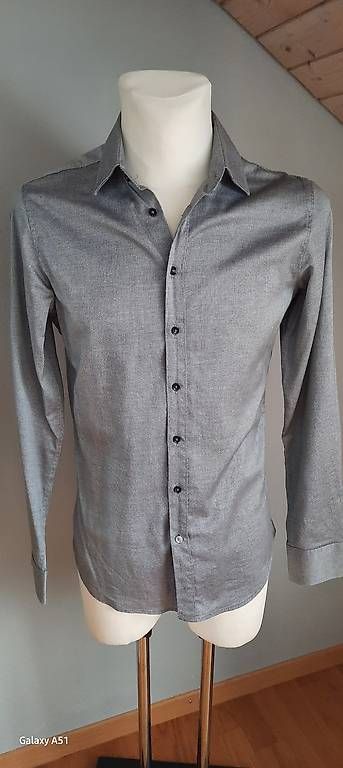 Camicie: ***S. OLIVER*** Hemd Gr S grau – Usato da Wädenswil venduto da H2H_Secondhandshop 4