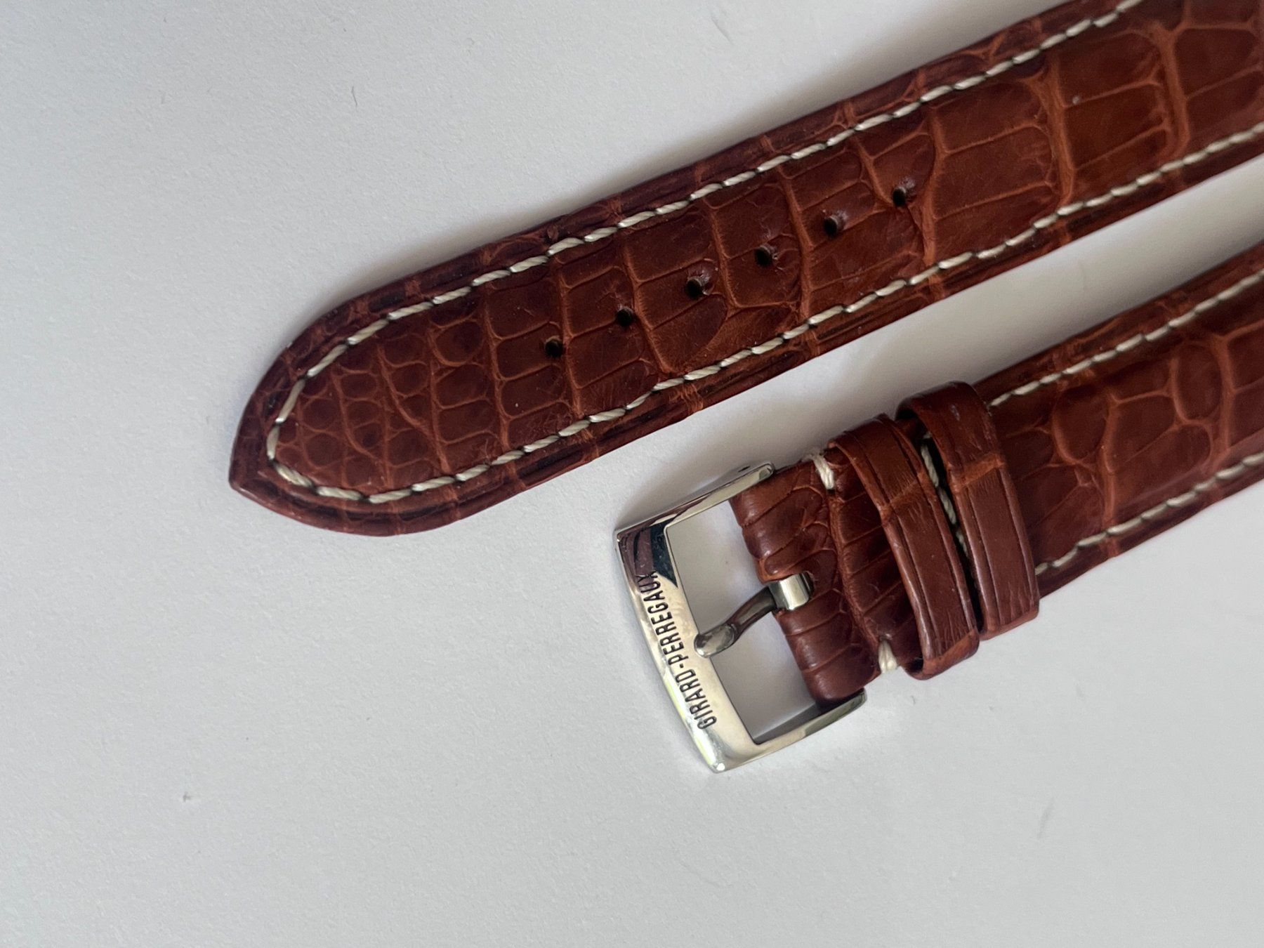 Girard-Perregaux Orologi: Girard-Perregaux Lederband 20mm – Nuovo (secondo la descrizione) da Worblaufen venduto da chronyves 7