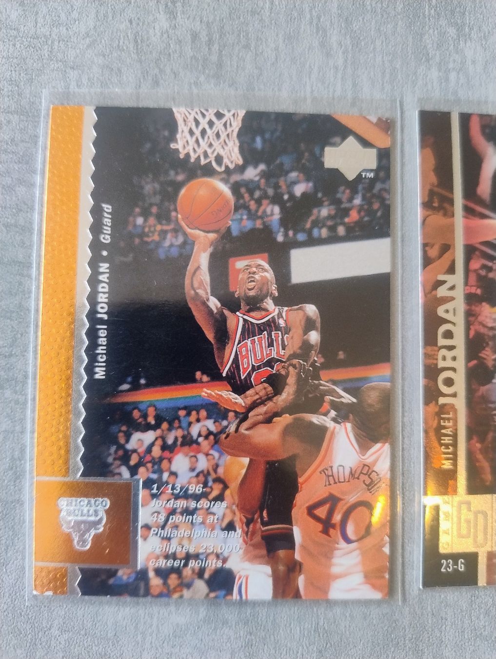 Nba Carte collezionabili: NBA Lot 2 cartes Upper deck Michael Jordan  – Nuovo (secondo la descrizione) da Martigny venduto da jul_7s5x 1