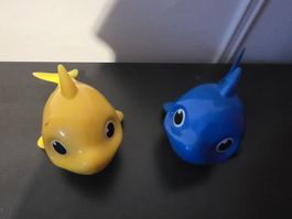 Baby Shark Spielzeug Set 2 Stück gelb und blau
