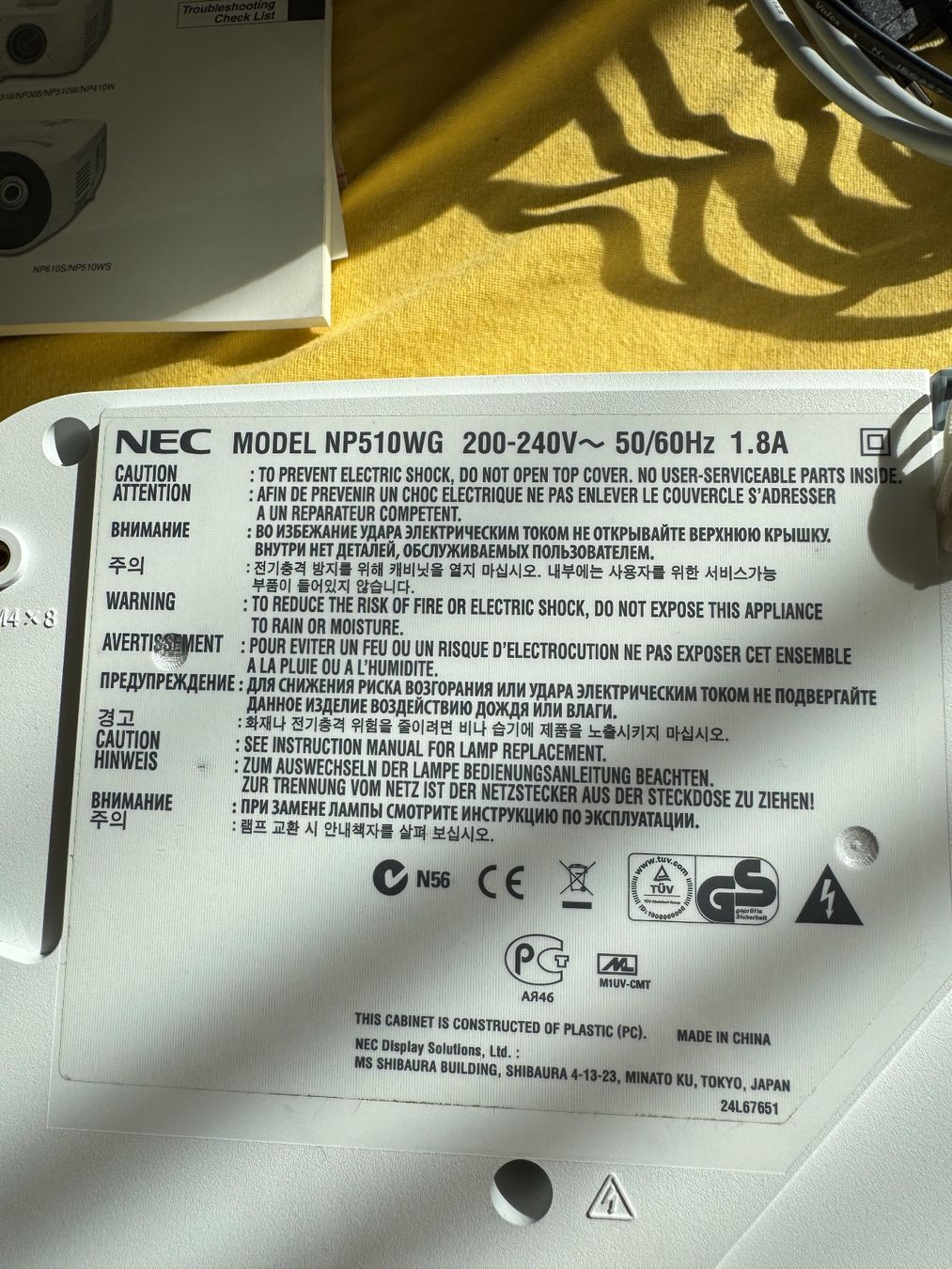Nec Videoprojektoren: Hochflexibler, professioneller LCD-Projektor – Gebraucht aus Ostermundigen von Gummibaerli63 3