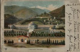 Italien, Genova, Camposanto Panorama, 1901