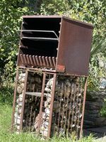 Grill, dekorative Feuerstelle