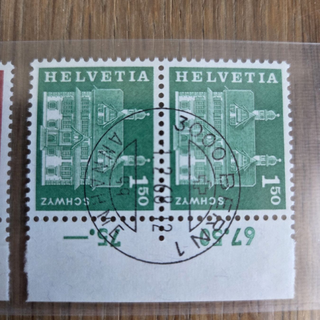 Alle Briefmarken: Schweizer Briefmarken Helvetia 1968...Top.. – Gebraucht aus Stans von Ducati16 3