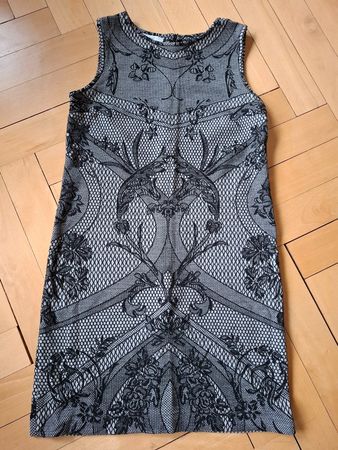 schönes Kleid Spitzen Optik PIU & PIU made in Italy