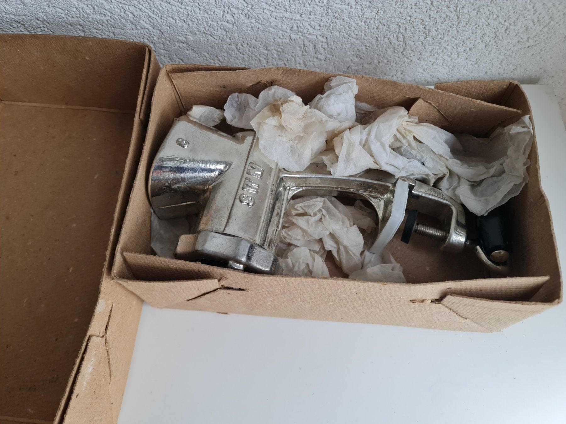 Elettrodomestici da cucina: SWM Universal Fleischhackmaschine Hand Fleischwolf 1950 – Nuovo (secondo la descrizione) da Obfelden venduto da ZinggHandel 1