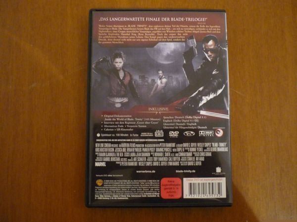 Alle DVDs: Blade: Trinity (Original Kino Fassung) – Gebraucht aus Erstfeld von Mario_boe0 3