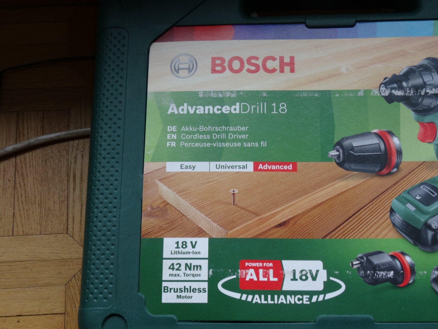 Bosch Trapani: Bosch Advanced  Drill & Power for All Akku & Ladegerät – Nuovo e nell'imballaggio originale da Buttisholz venduto da rappirosen 4
