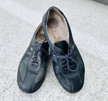 Waldläufer Halbschuhe Leder dunkelblau-grau Grösse 4 1/2 