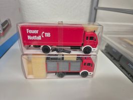Roskopf Mercedes Motorwagen Feuerwehr Schweiz in OVP, 1:87