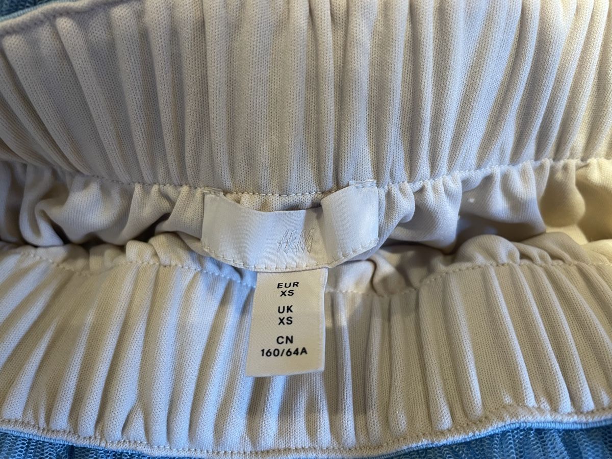 H&M Gonne: Jupe longue dégradée bleu-beige – Nuovo (secondo la descrizione) da Lausanne venduto da mar_2lwm 1