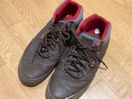 Schuhe Vans Braun Rot Grösse 44