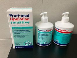 Pruri-med Lipolotion 500ml, trockene/empfindl. Haut, 3 Stk.!