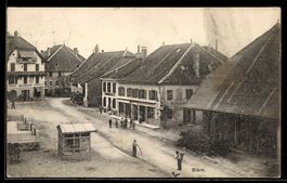 AK Bière, Straßenpartie mit Boulangerie