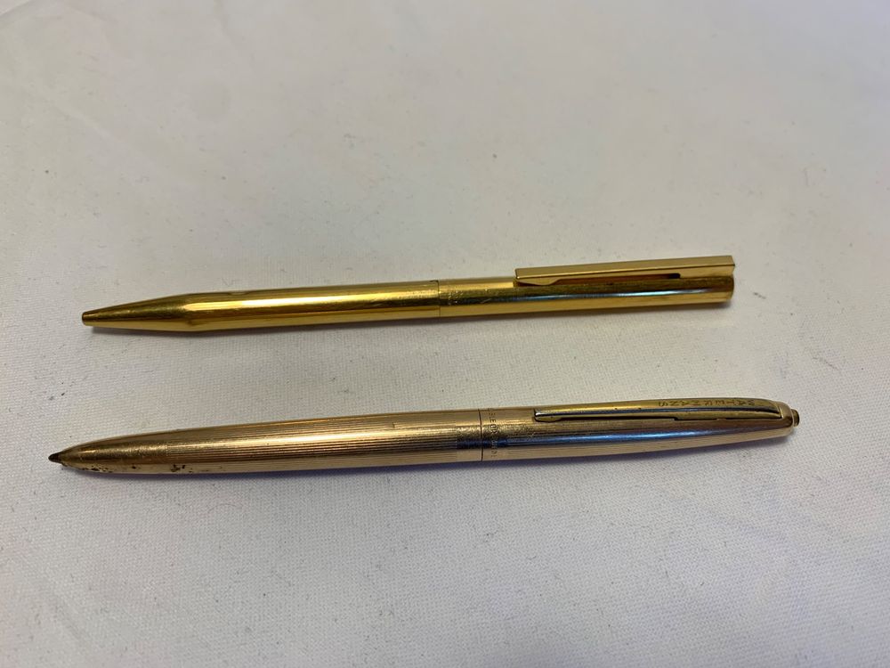 Stylo Plume Ancien Waterman – Or Plaqué Double Laminé – Occasion – Pièce De Collection Vintage