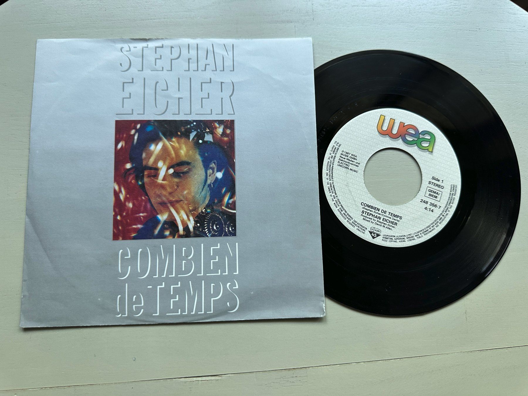 Dischi in vinile: STEPHAN EICHER tolle Single Kult Combien de temps CH SWISS – Usato da Basel venduto da Partridge