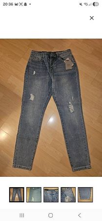 Vero Moda Low Rise Tapered Boyfriend Jeans