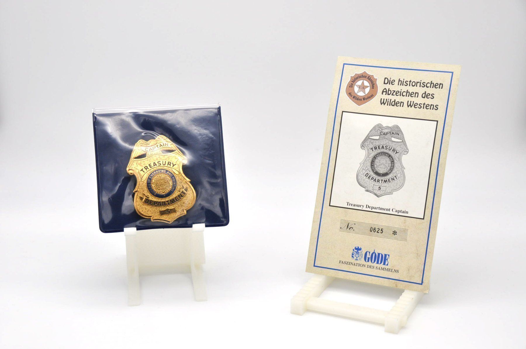 Placchette & Badge: «Treasury Department Captain» – Usato da Uerkheim venduto da fabulafero