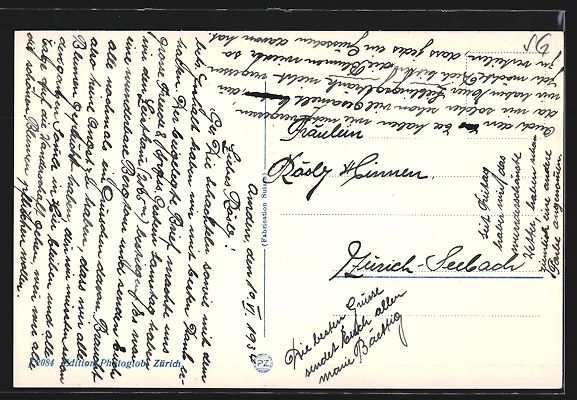 Cartes postales: Amden, Ortsansicht mit Walensee und Glar – D'occasion à Berlin par bartko-reher 1