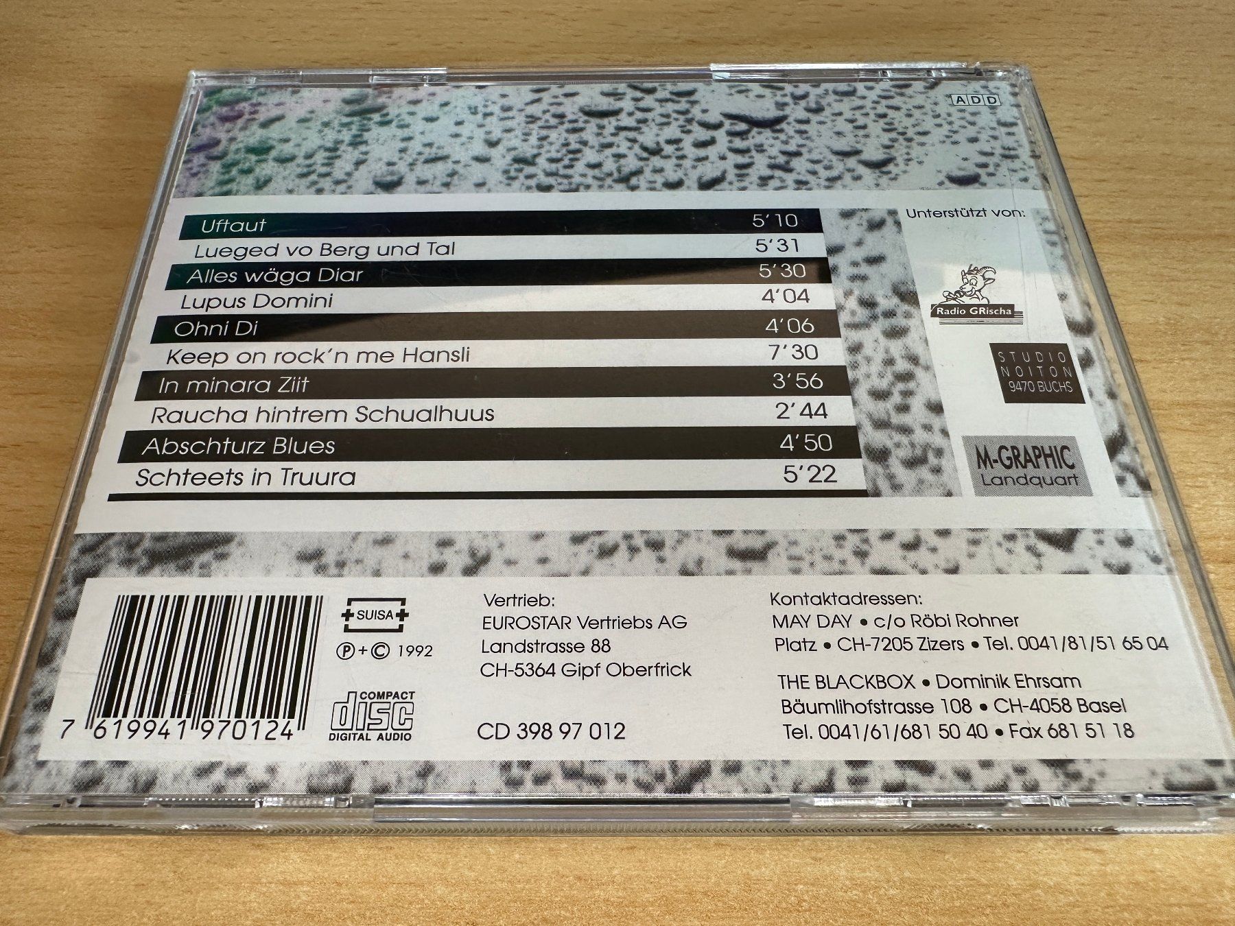 CD: May Day – Uftaut – Usato da Rikon im Tösstal venduto da Alpenmutz 1