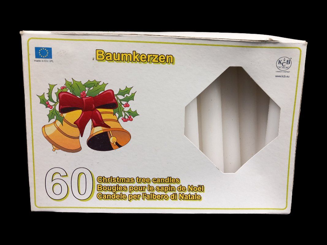 Coop Candele: 48 Stück- Baumkerzen weiss – Usato da Hünenberg venduto da Restwert_Zug