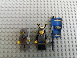 LEGO Ninja Figuren – Elite Samurai & Grauer Ninja