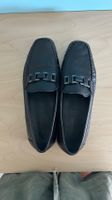 Sioux Black Leather Loafers - Size 6.5F - Made in Italy