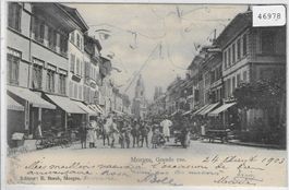 Morges - La Grand'Rue - animee 1903