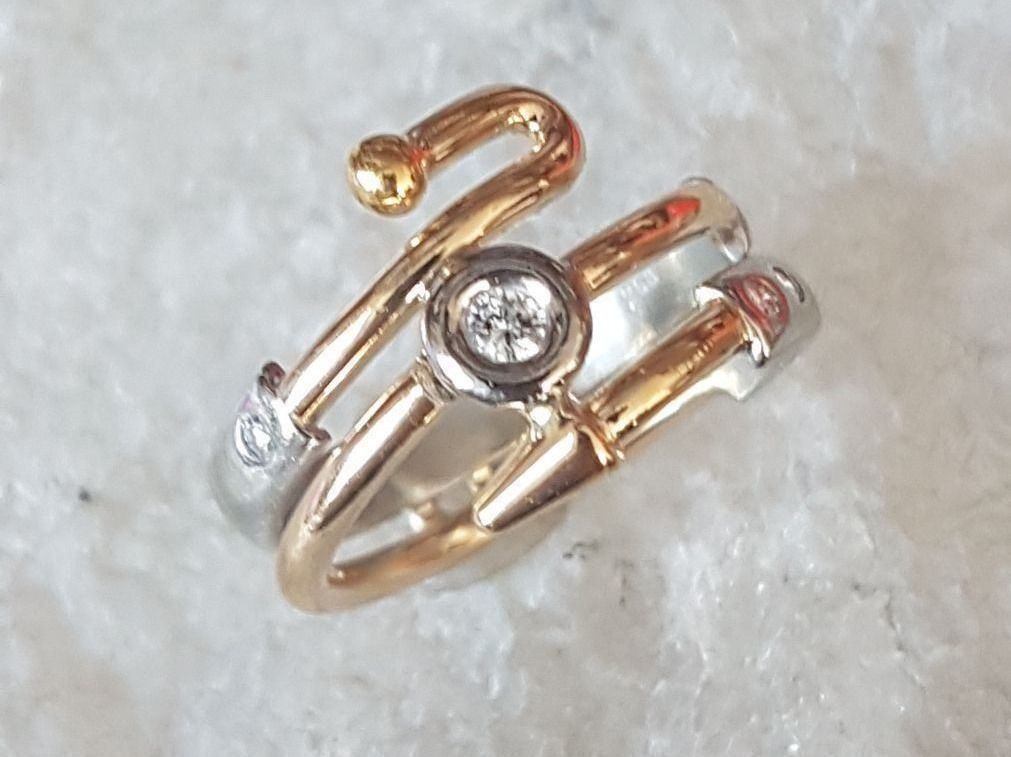 Bagues: Ausgefallener 18 Karat Goldring – Neuf (Voir description) à Unterägeri par Altgoldschmuck 9