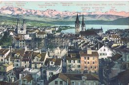 Zürich,  interessante alte AK
