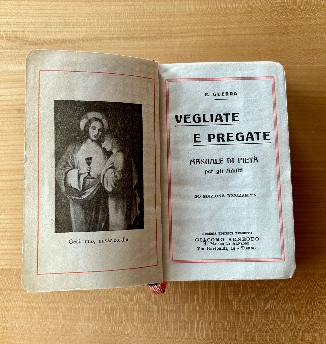 Libri: Livret de prières antique "Vegliate e pregate" – Usato da Lausanne venduto da TelmaLouise70 3
