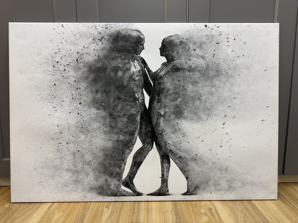 Grafica & Litografie: Art Print "Lovers Embrace" – Usato da Schaffhausen venduto da wronek
