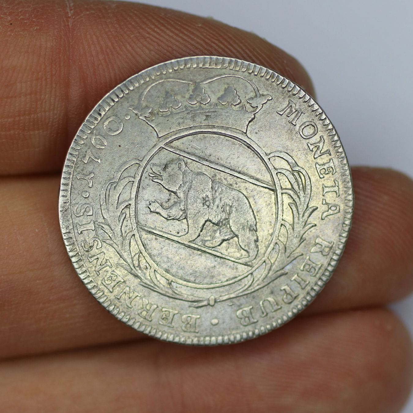 Toutes les monnaies: Bern Vierteltaler 1760 HMZ 2-220d – D'occasion à Flüelen par maxantik 2