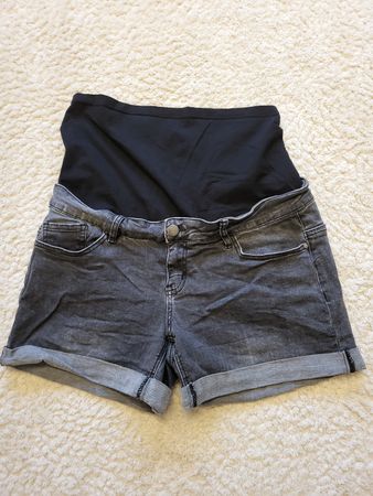 Umstandsshorts Forever Fit Jeans, Grau, Gr. 42, Sommer!
