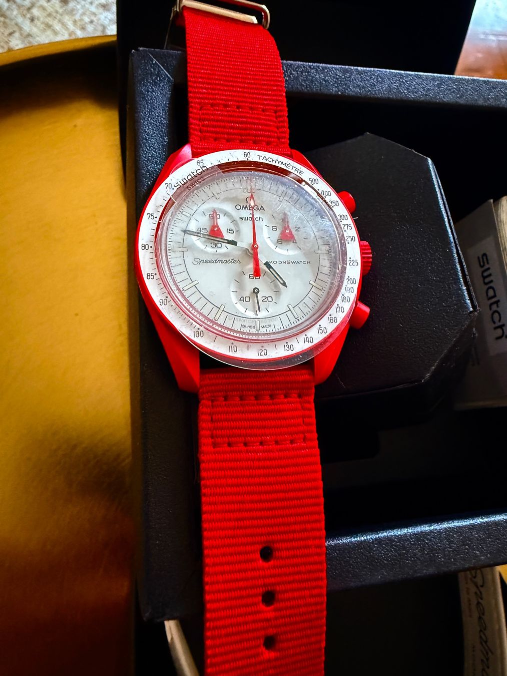 Swatch Uhren: SWATCH Moonswatch MARS – Neu (gemäss Beschreibung) aus Genève von mar_g5r2 3