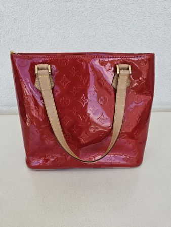 Louis Vuitton Monogram Vernis Houston in Kirschrot 🍒